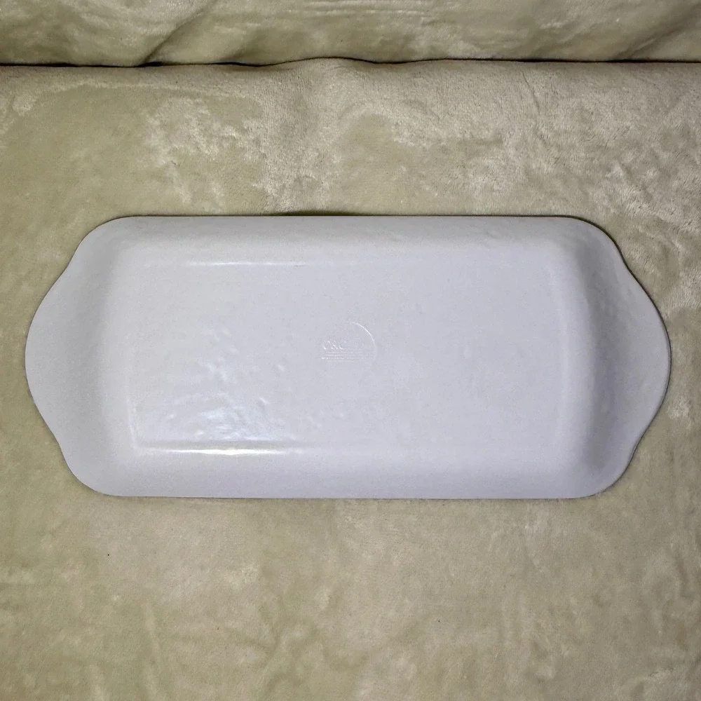 C&C California Melamine Serving Tray Lot of 2 Lemon & Tropical Bird of Paradise